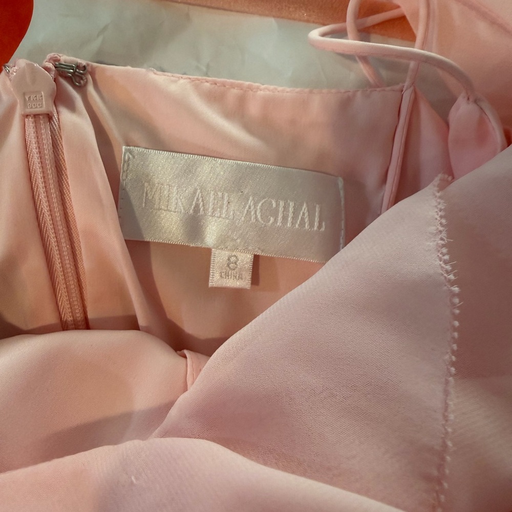 Mikael Aghal Blush Maxi Dress